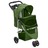 Carrinho Dobrável para Cães 80x46x98 cm Tecido Oxford Verde