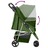 Carrinho Dobrável para Cães 80x46x98 cm Tecido Oxford Verde