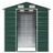 Abrigo de Jardim 191x130x198 cm Aço Galvanizado Verde