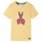 T-shirt Infantil com Mangas Curtas Amarelo 128