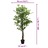 Figueira Artificial 1260 Folhas 200 cm Verde