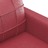 Poltrona 60 cm Couro Artificial Vermelho Tinto