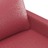 Poltrona 60 cm Couro Artificial Vermelho Tinto