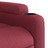 Poltrona de Massagens Reclin. Elevatória Tecido Vermelho Tinto