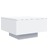 Mesa de Centro com Luzes LED 55x55x31 cm Branco