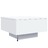 Mesa de Centro com Luzes LED 55x55x31 cm Branco