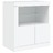 Aparador com Luzes LED 60,5x37x67 cm Branco