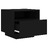 Mesa de Cabeceira com Luzes LED 40x39x37 cm Preto