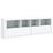 Aparador com Luzes LED 202x37x67 cm Branco