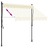 Toldo Retrátil 200x150 cm Tecido e Aço Cor Creme