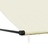 Toldo Retrátil 400x150 cm Tecido e Aço Cor Creme