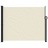 Toldo Lateral Retrátil 160x600 cm Cor Creme