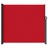 Toldo Lateral Retrátil 180x600 cm Vermelho