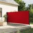 Toldo Lateral Retrátil 180x600 cm Vermelho