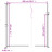 Toldo Lateral Retrátil 200x600 cm Cor Creme