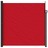 Toldo Lateral Retrátil 200x600 cm Vermelho