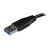 Cabo USB para Micro USB Startech USB3AUB3MS Preto