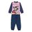 Pijama Infantil Mickey Mouse Azul Escuro 3 Anos