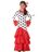 Fantasia para Crianças Bailarina de Flamenco Vermelho Espanha (1 Unidade) 7-9 Anos