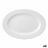 Plat Bord Ariane Prime Oval Cerâmica Branco (22 X 20 cm) (12 Unidades)