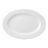 Plat Bord Ariane Prime Oval Cerâmica Branco (38 X 25 cm) (6 Unidades)