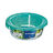 Lancheira Redonda com Tampa Luminarc Keep'n Lagon 13,5 X 6 cm Turquesa 680 Ml Vidro (6 Unidades)