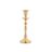 Candelabro Dourado Alumínio 4,5 X 20 X 7,5 cm (8 Unidades)