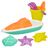 Conjunto de Brinquedos de Praia Colorbaby 7 Peças Barco Polipropileno (24 Unidades)