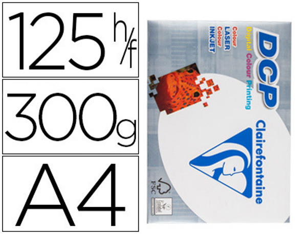 Papel Fotocopia Clairefontaine Din A4 300 gr Pack de 125 Folhas