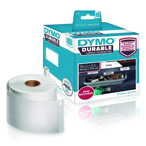 Etiquetas Lw Dymo Durable 59X102mm Branco