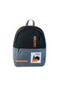 Mochila Escolar Classica B´Log Traveller Cinza