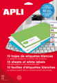 Etiquetas Autocolantes A4 210x297mm 10 Folhas Apli