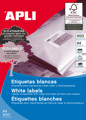 Etiquetas Autocolantes 210x297 mm 500 Folhas Apli