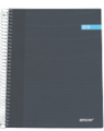 Caderno Capa Dura  A5 Quadriculado 120fls/70grs Azul Clássico Classic Stripes