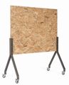 Quadro de Cortiça com Cavalete de Dupla Face com Rodas 150x180cm Osb Archyi