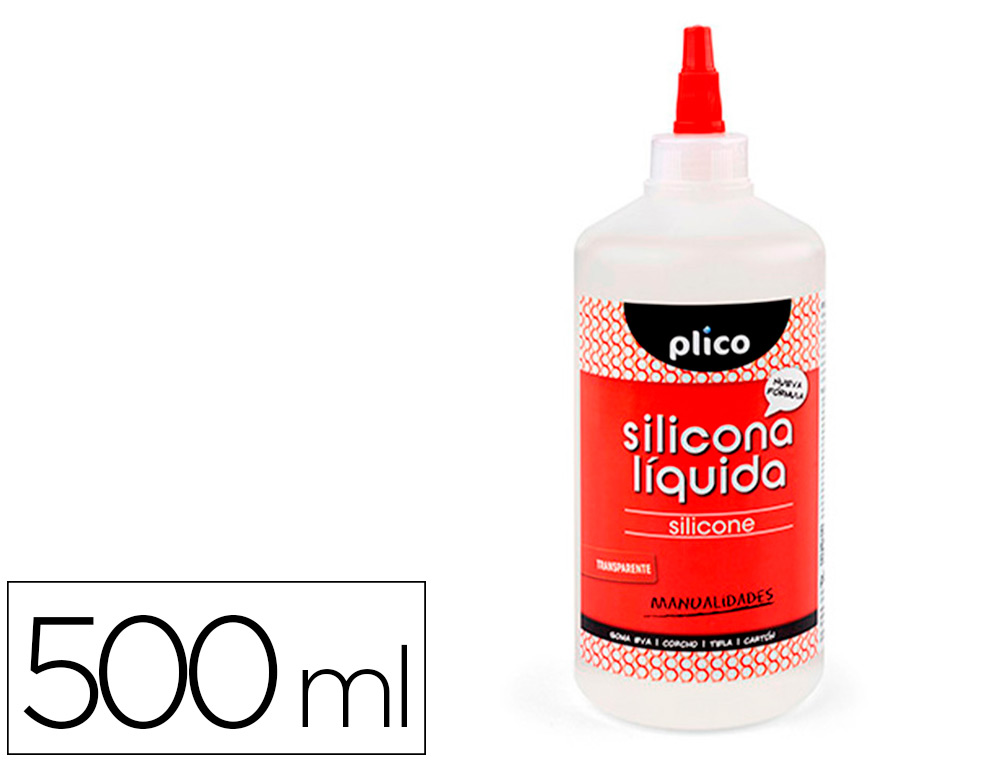 Silicone Liquido Plico Frasco de 500 Ml na Loja Ricardo e Vaz, Material