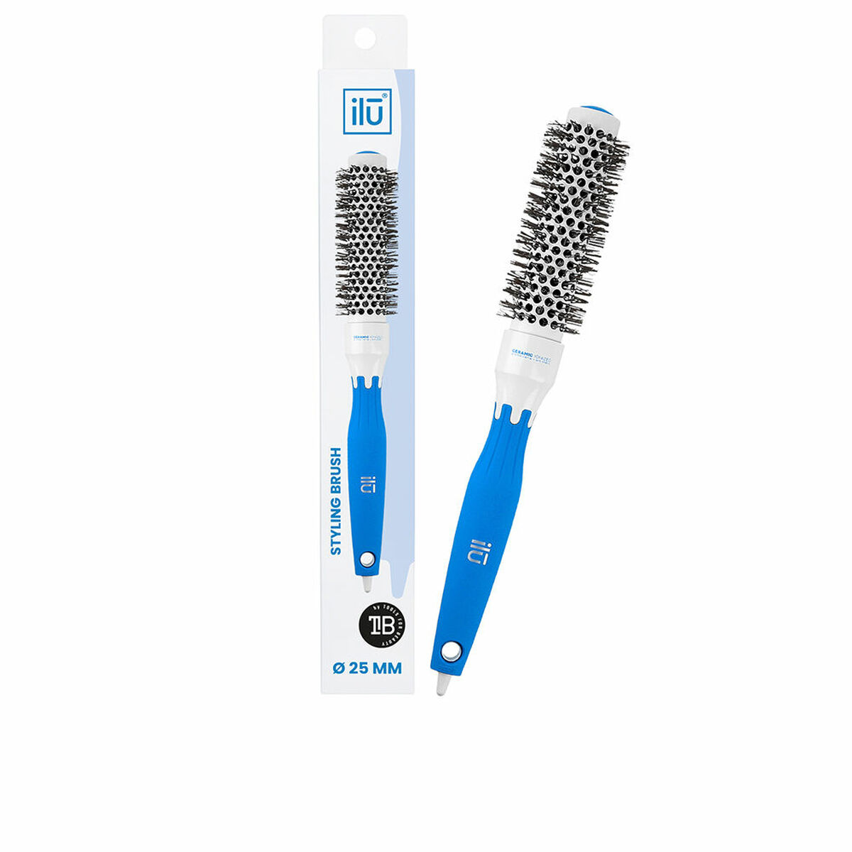 Escova de Styling Ilū ø 25 mm Cerâmica Azul na Loja Ricardo e Vaz, Cosmética e Beleza, Cabelo e Banho, Escovas e Pentes para Cabelos Riva Office Supplies